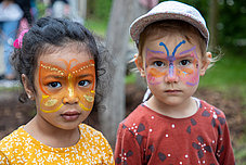 Painted children in kindergarten Obersendling