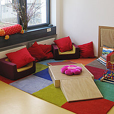 Lovely soft play area at Minihaus München Fürstenrieder Strasse 263